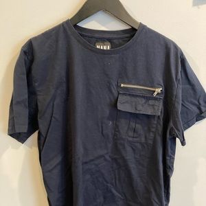 nANA jUDY Men’s Size XL Navy Pocket T-Shirt